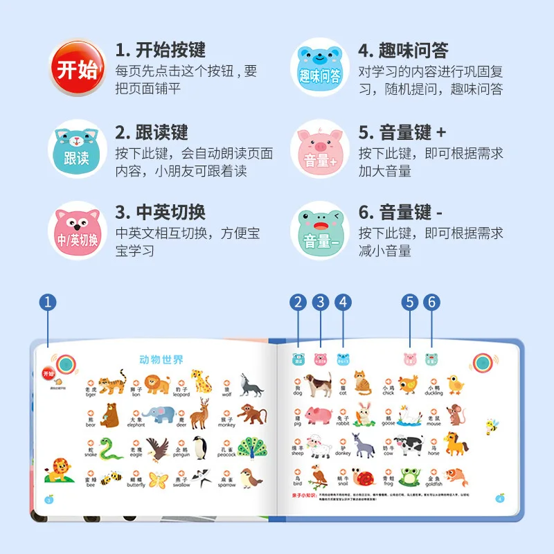 子供向けの指で触って音が出る絵本。童謡や物語を読み聞かせ、歌 - Kids Education Rhymes のレビューと価格