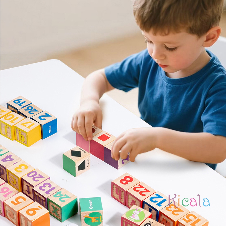 モンテッソーリ木製数字ブロック早期学習おもちゃ子供向け文字形 - Kids Education Number のレビューと価格