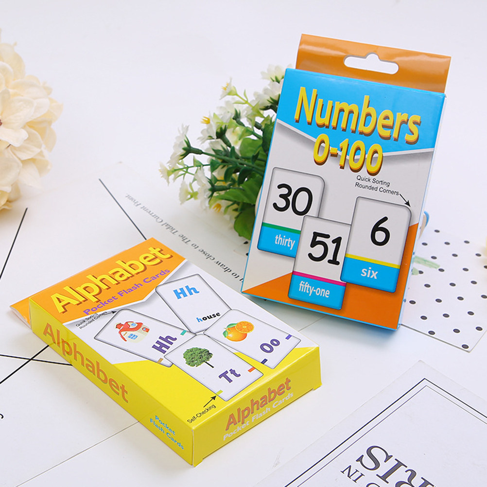 51個の数字と52個のアルファベットが描かれたフラッシュカー - Abc Kids Early Education のレビューと価格